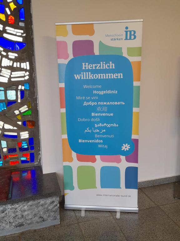 Certifikát, hodnocení, plakát nebo jiný dokument vystavený v ubytování Internationales Gästehaus