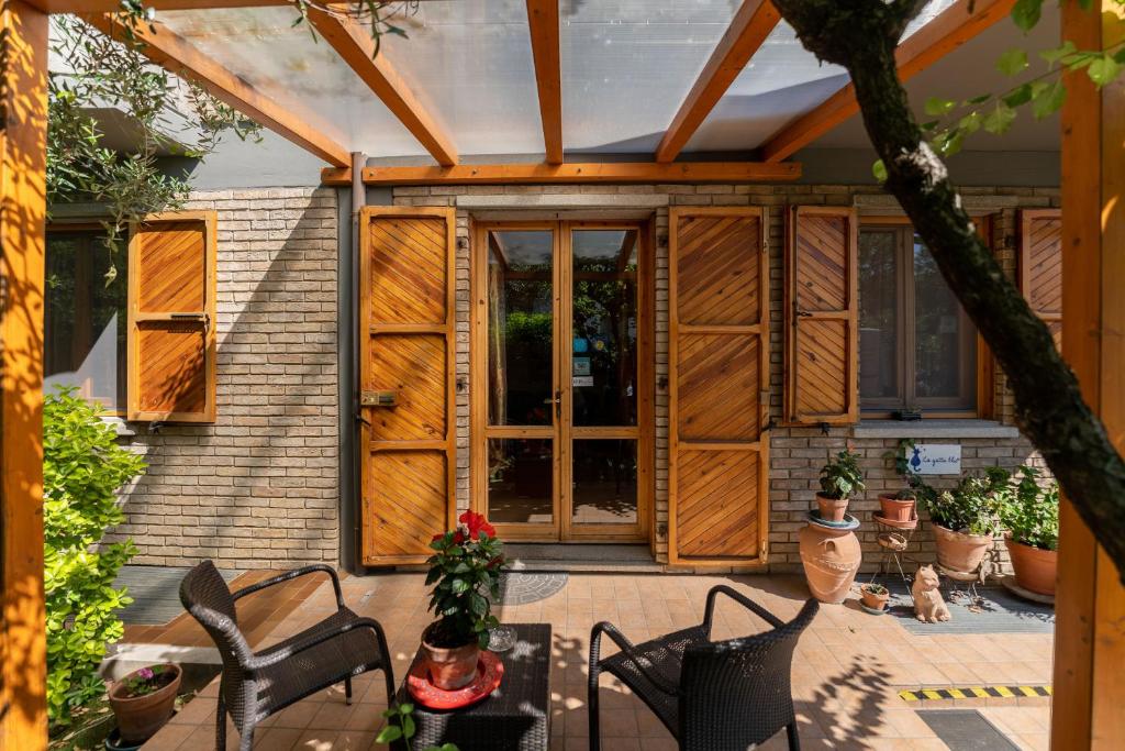 Zahrada ubytování B&B La Gatta Blu