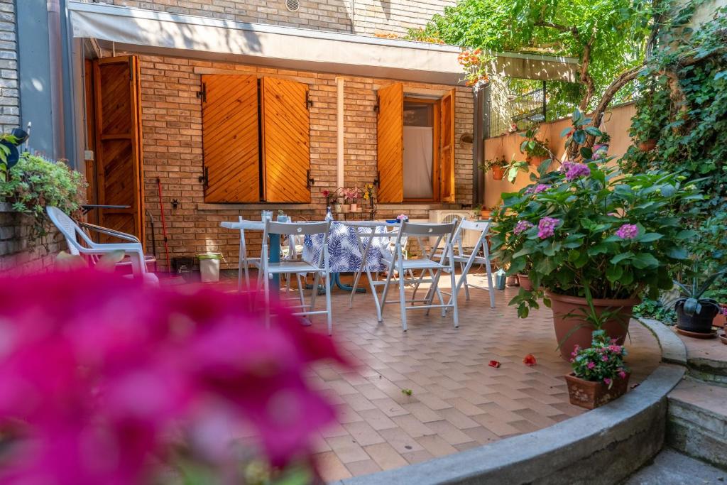 Zahrada ubytování B&B La Gatta Blu