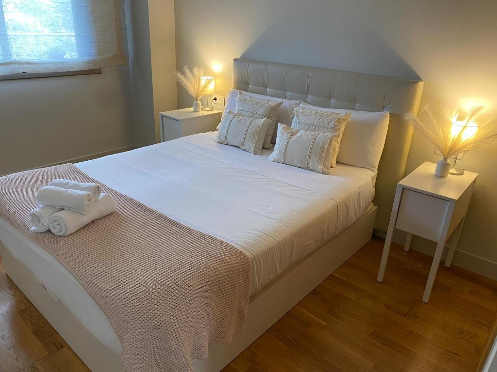 Posteľ alebo postele v izbe v ubytovaní Playa Pacífico Apartment