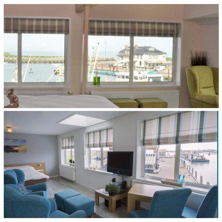 Posezení v ubytování Hotel Havenzicht Texel