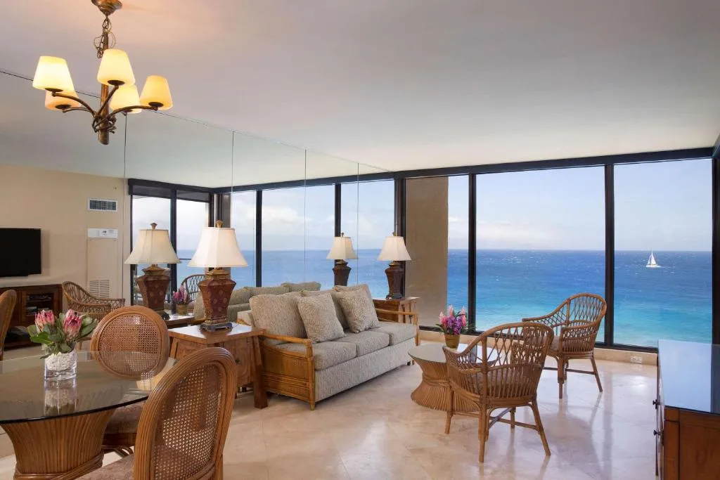 One-Bedroom with Two Baths and Ocean Front Premium View