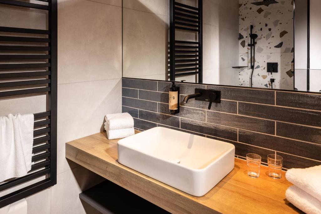 Koupelna v ubytování Zeit und Raum Hotel - Self Check-In