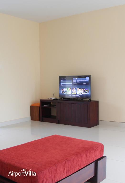 TV a/nebo společenská místnost v ubytování Airport Villa