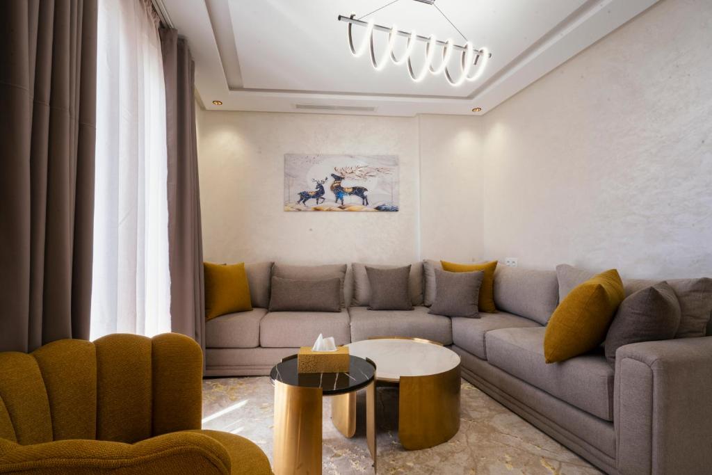 Posezení v ubytování Appart-Hotel IMMOKA