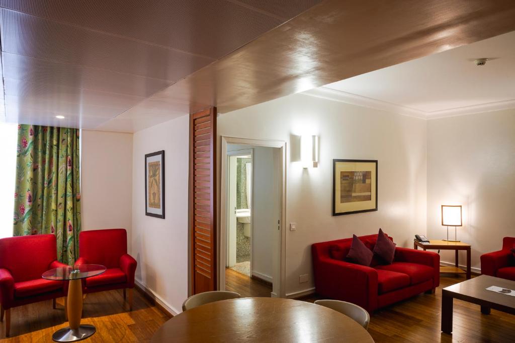 Istumisnurk majutusasutuses Eko Hotel Suites