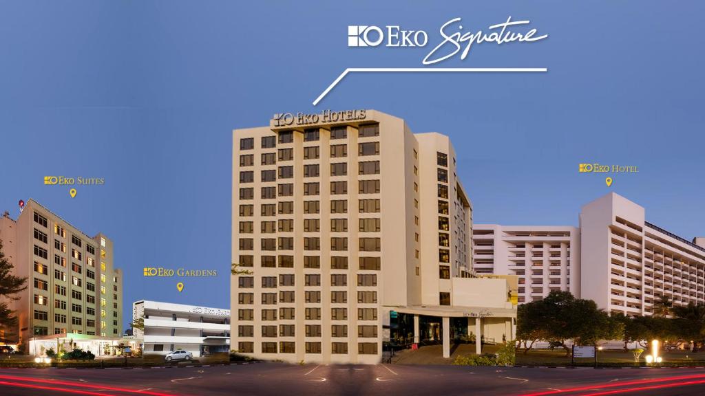 una representación del hotel sorpresa nova en Eko Hotel Signature, en Lagos