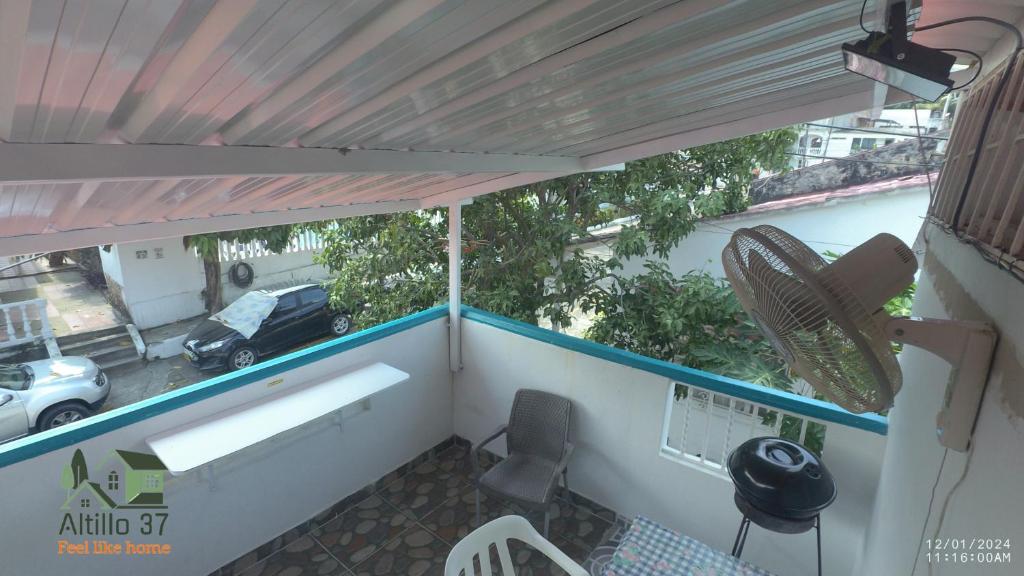 Balkón nebo terasa v ubytování Melgar-Tolima-Apartaestudio