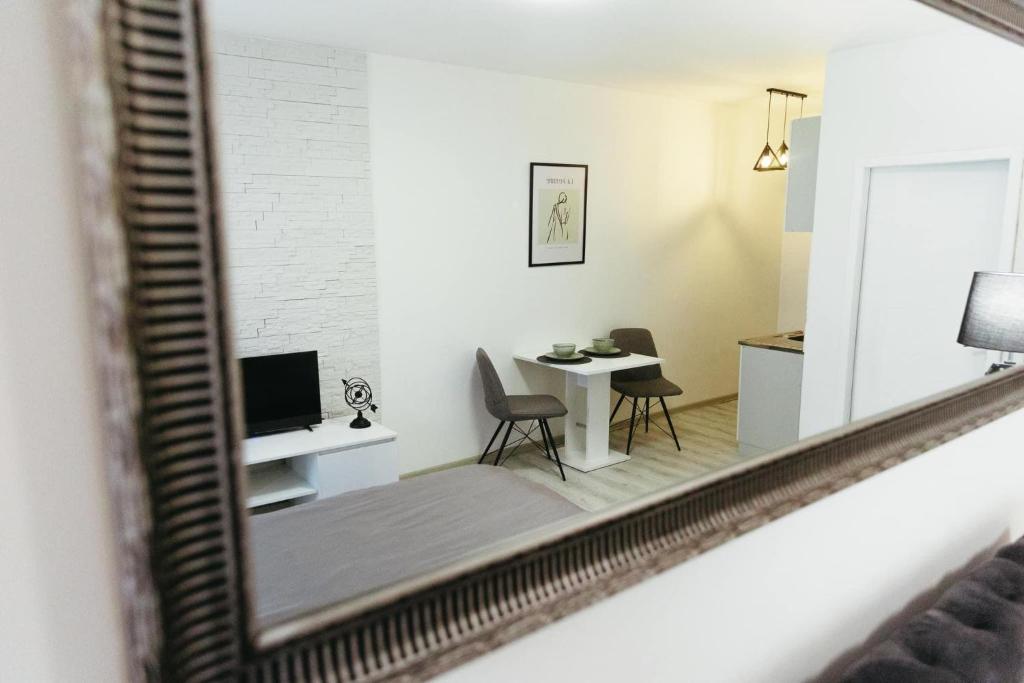 TV o dispositivi per l'intrattenimento presso Apartman Silver room