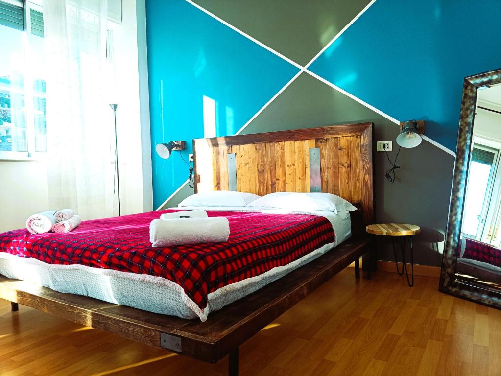 Кровать или кровати в номере Look 4 Brera Design Apartment