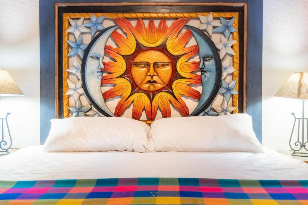 Postel nebo postele na pokoji v ubytování Hotel Rincon de Josefa