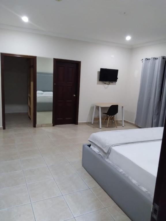 Voodi või voodid majutusasutuse Micro Hotel Rio de Piedras toas