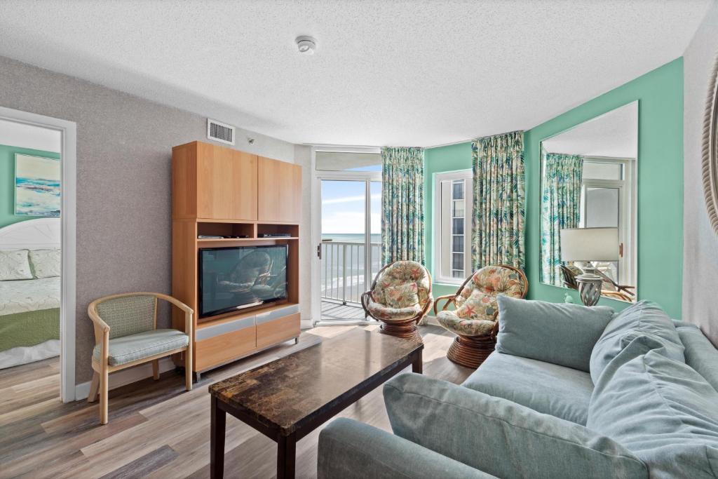 Χώρος καθιστικού στο SeaWatch South 1002 Oceanview-Shore Drive Section