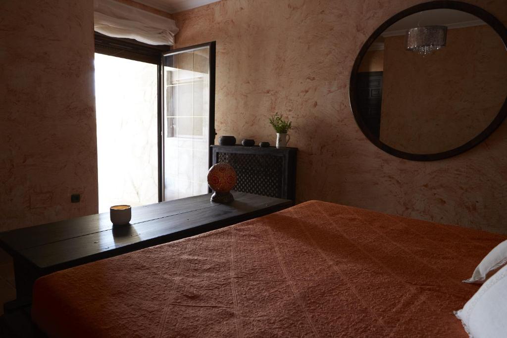 Postel nebo postele na pokoji v ubytování Casa Rural La Casa de Las Manuelas