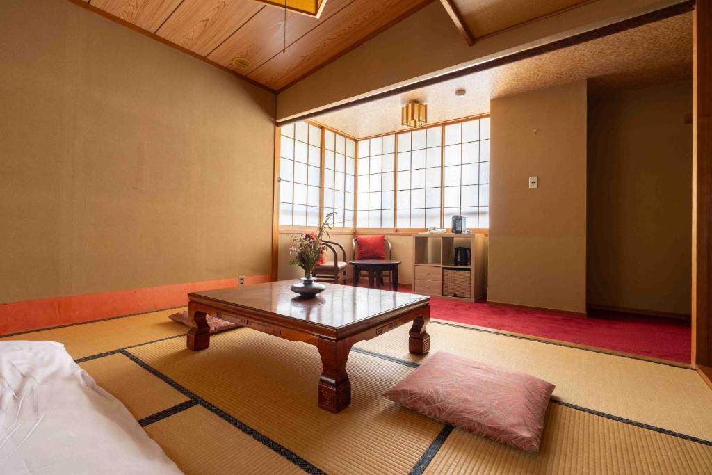 Posezení v ubytování Nozawa View Hotel Shimataya