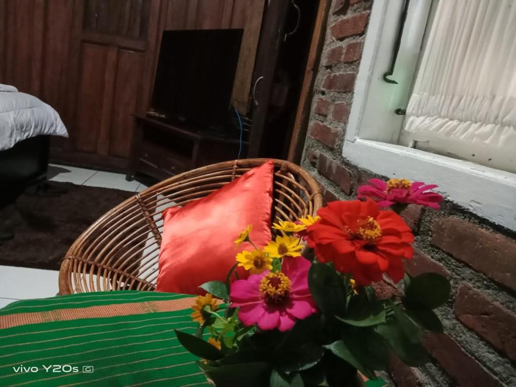 Una cama o camas en una habitación de Villa Mak Cik
