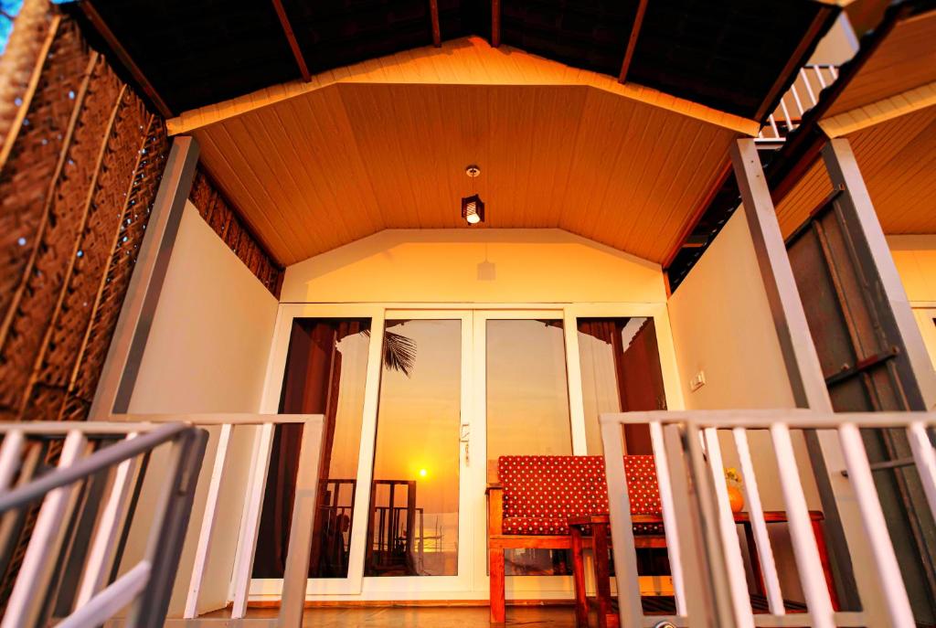 Balkón nebo terasa v ubytování Agonda Serenity Resort