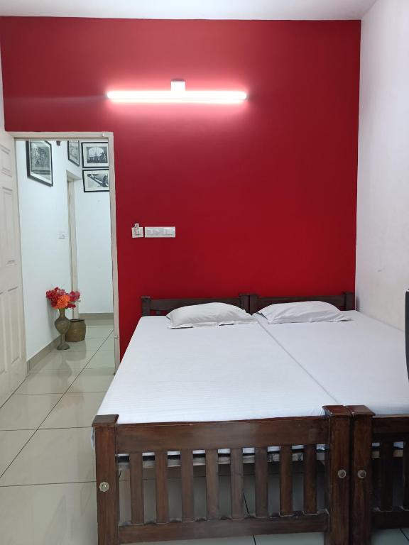 Postel nebo postele na pokoji v ubytování Nest