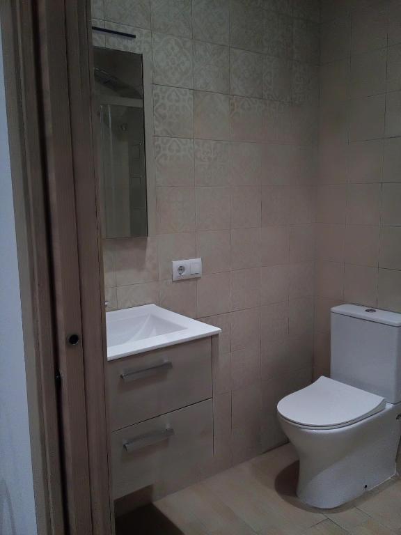 A bathroom at Casa María