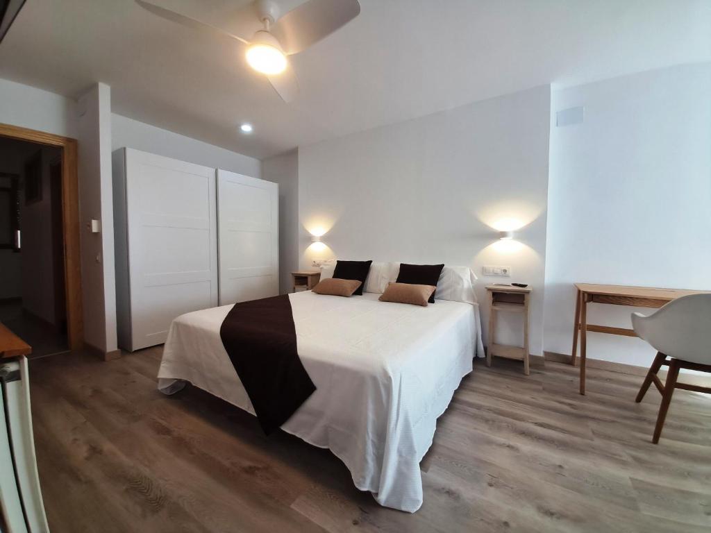 Postel nebo postele na pokoji v ubytování Hotel Posada Guadalupe