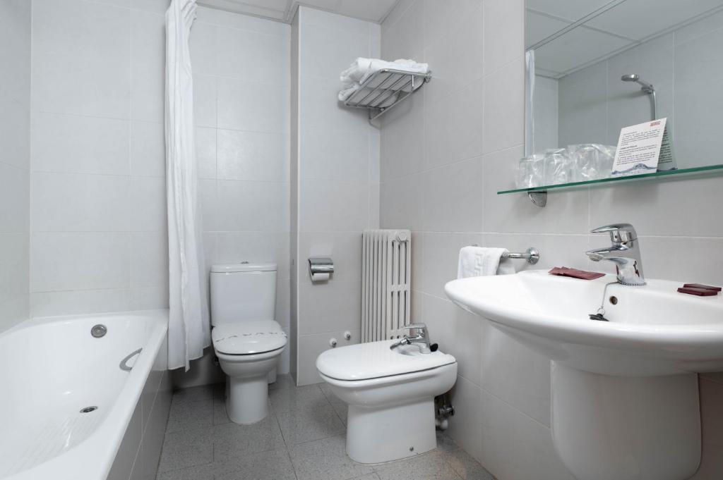 Koupelna v ubytování Hotel Mi Casa