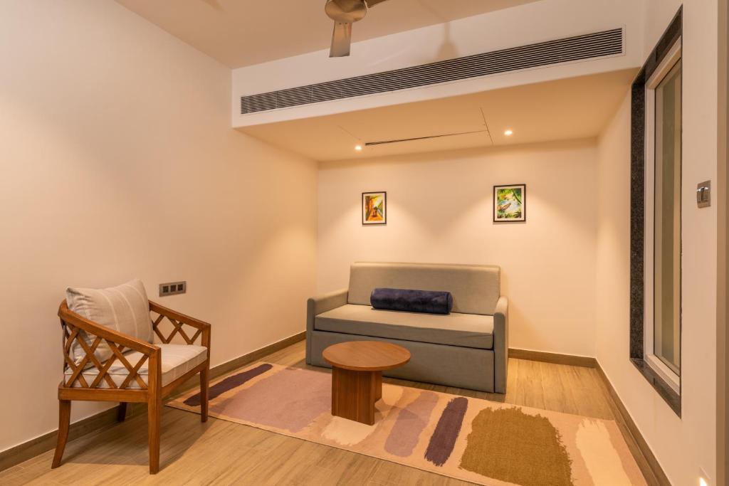 Posezení v ubytování Regenta Place Vasco Goa