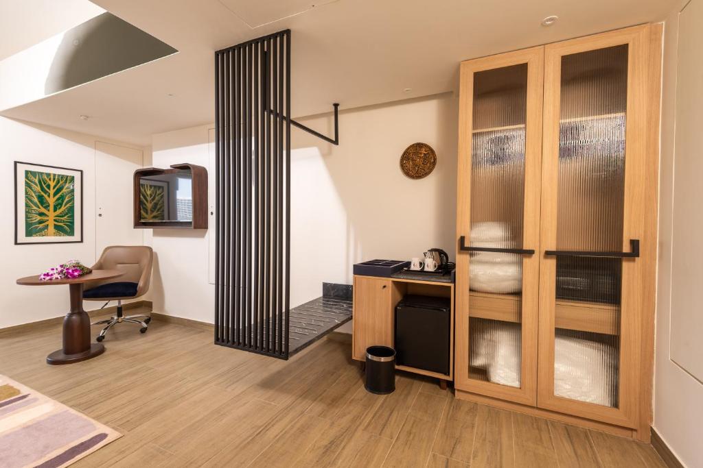 Kuchyň nebo kuchyňský kout v ubytování Regenta Place Vasco Goa