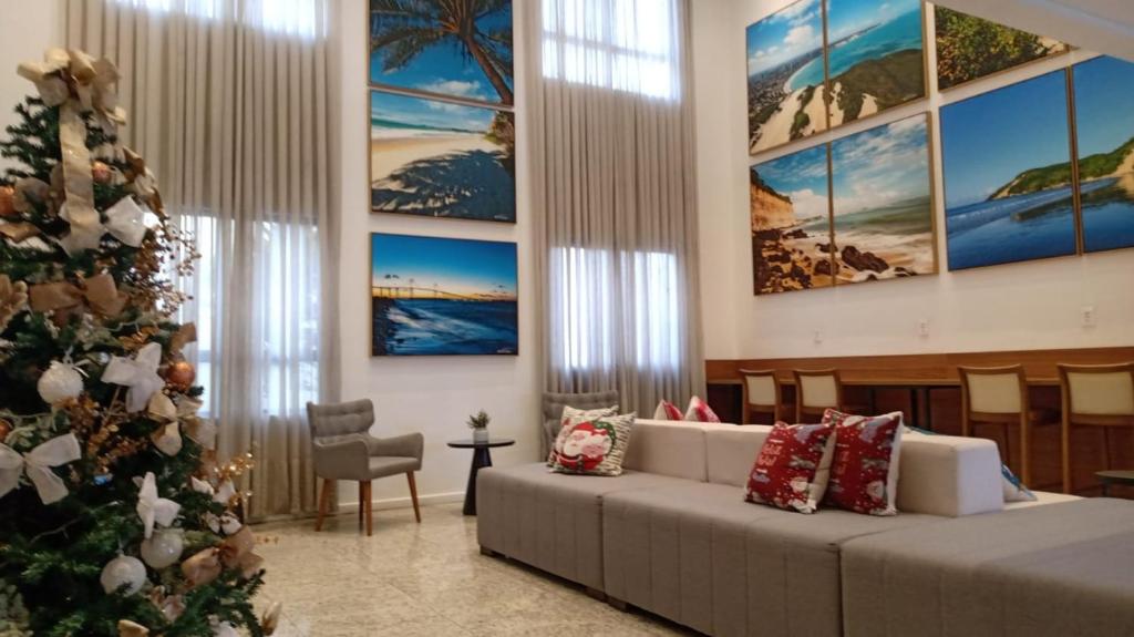 Uma área de estar em Villa Park Hotel