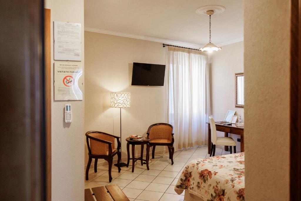 Telewizja i/lub zestaw kina domowego w obiekcie B&B Vicidomini