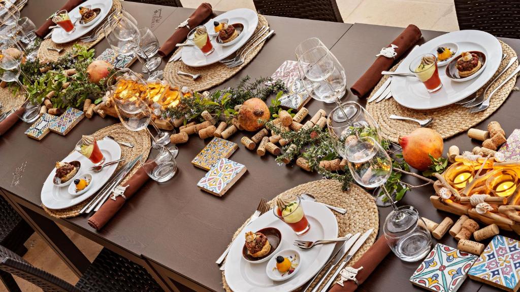 Jedlo v ubytovaní bed & breakfast alebo blízkom okolí