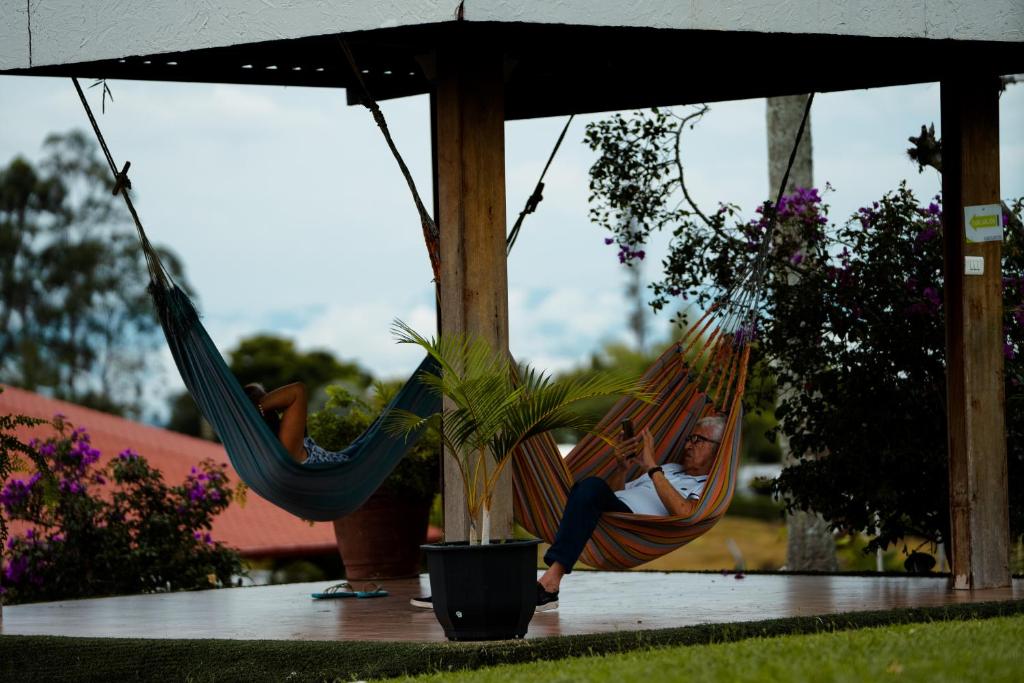 Zahrada ubytování Finca Hotel Yerbabuena