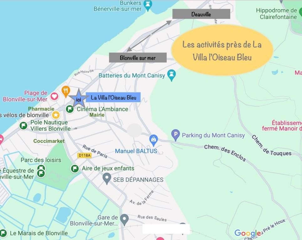 La Villa l'Oiseau Bleu proche de la plage et de Deauville !!! Awards 2024 - Wohnung Mit Einem Schlafzimmer