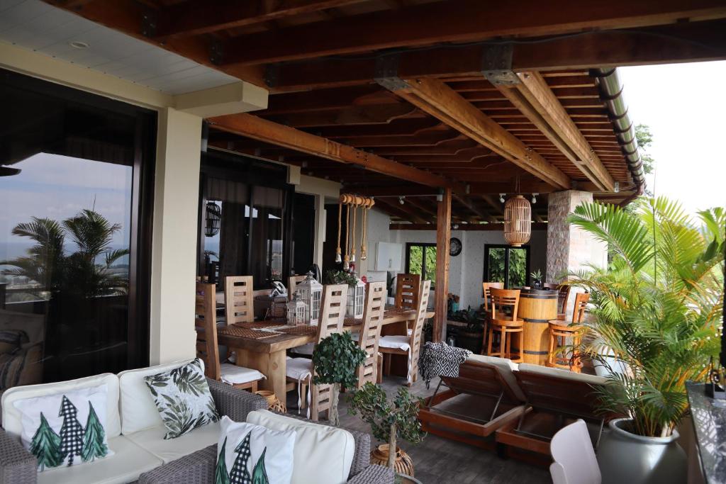 Posezení v ubytování 180 Degrees Self-Catering