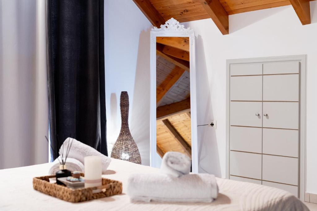 Postel nebo postele na pokoji v ubytování Orizzonte