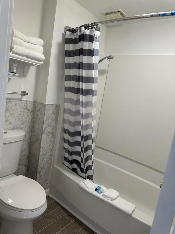 Koupelna v ubytování Motel Nicholas