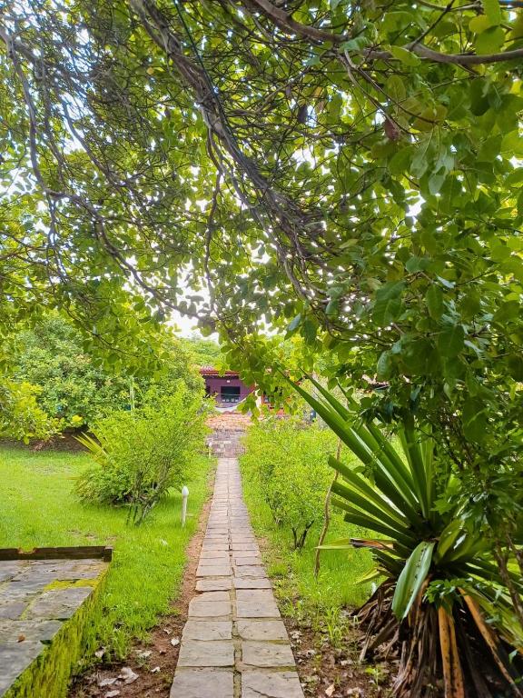 Ein Garten an der Unterkunft Encanto do Parque Hospedagem