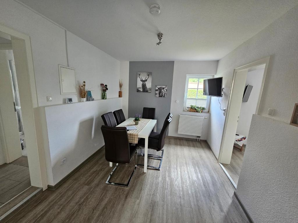 Kuchyň nebo kuchyňský kout v ubytování Gästehaus Treder