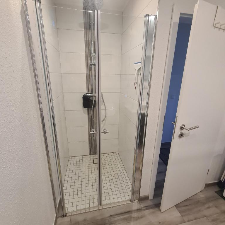 Koupelna v ubytování Gästehaus Treder