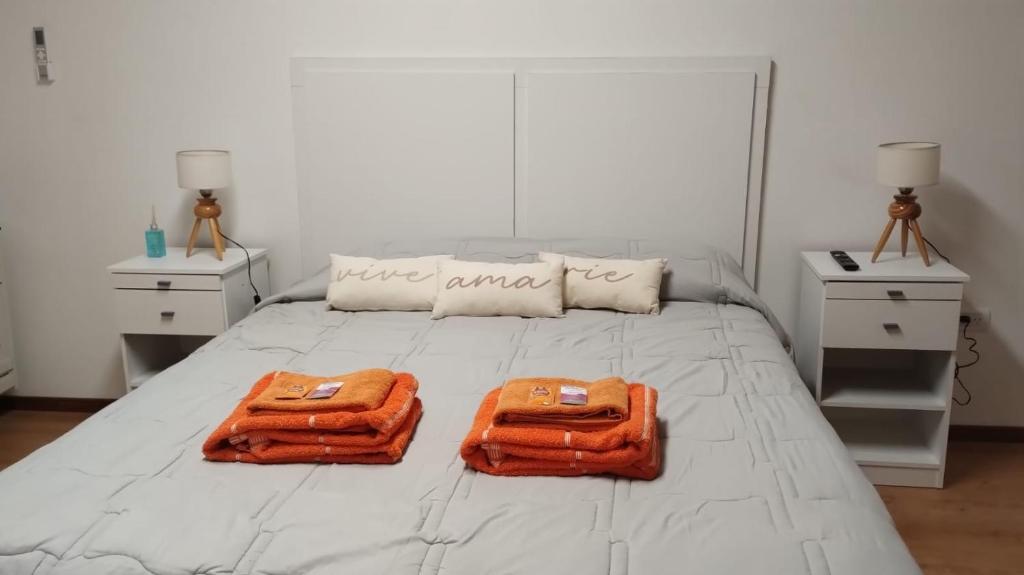 Cama ou camas em um quarto em Lo de Lidia