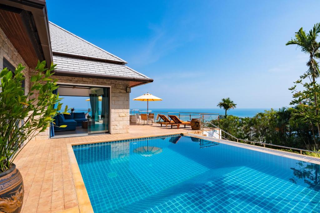 拉邁的住宿－Tropical Villa 3，海景游泳池