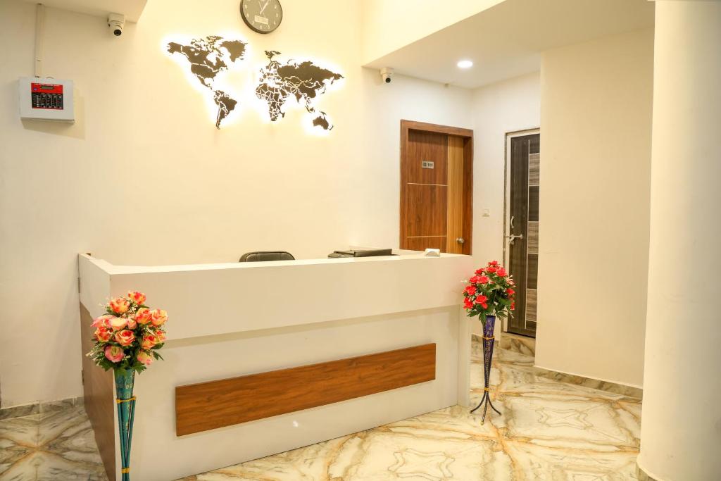 Vstupní hala nebo recepce v ubytování Hotel Aaram Kalupur
