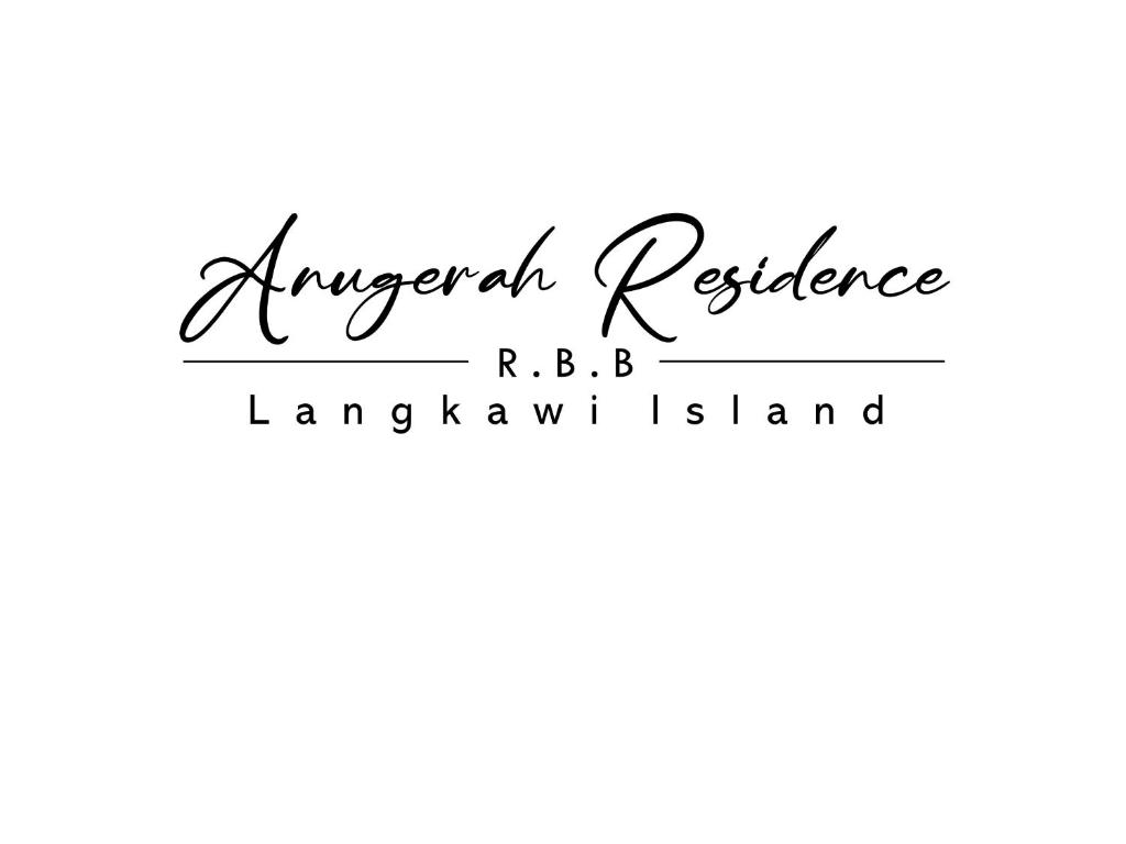 a cursive calligraphy handwriting signature script font at Anugerah Residence Langkawi in Pantai Cenang