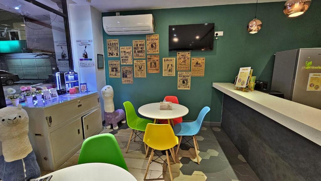 Televiisor ja/või meelelahutuskeskus majutusasutuses Hogwart's Rooms