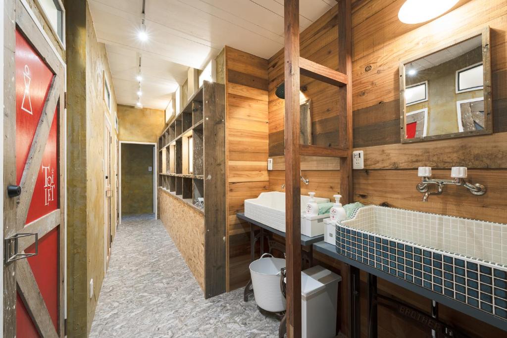 Koupelna v ubytování Kotori Coworking & Hostel Kotohira
