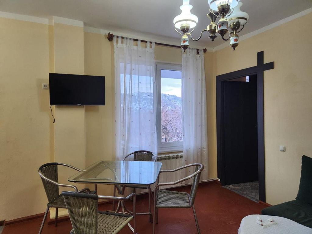 TV a/nebo společenská místnost v ubytování Garni Nature Villa
