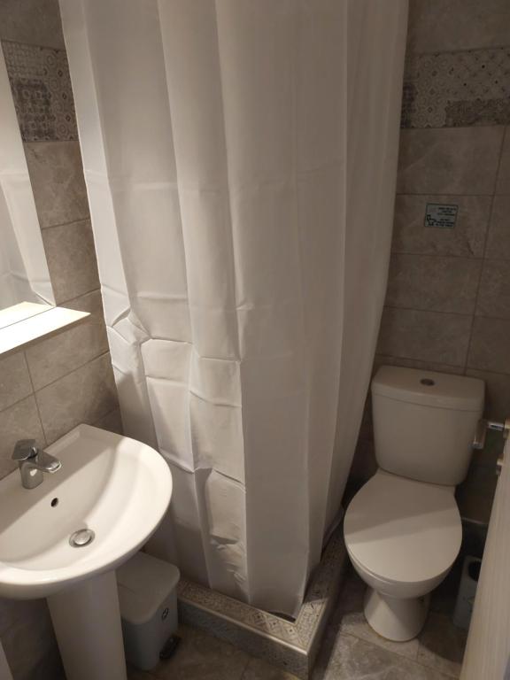 Kúpeľňa v ubytovaní Villa Giotis