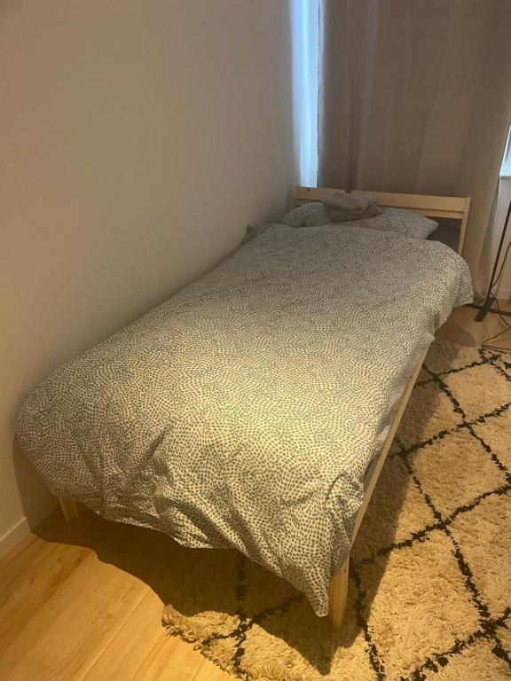 Кровать или кровати в номере Stadtwohnung im Luisenviertel