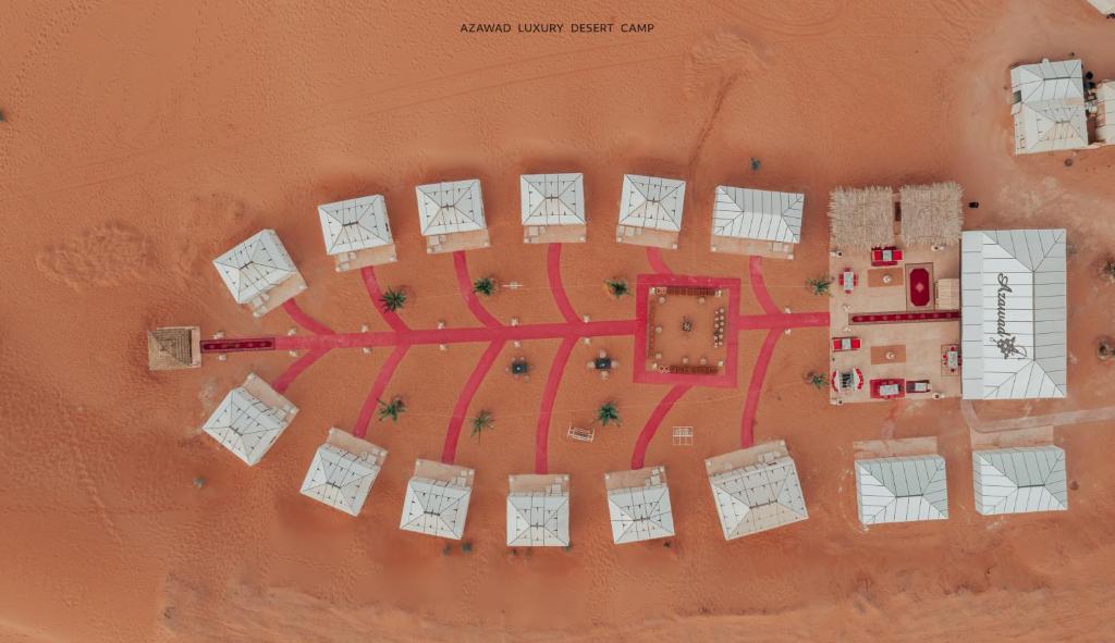 Půdorys ubytování Azawad Luxury Desert Camp