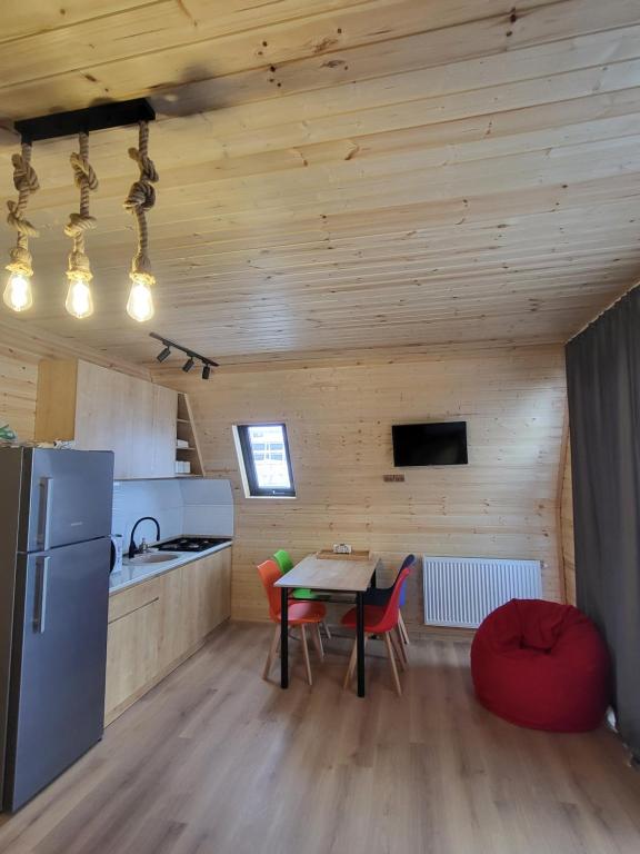 Kuchyň nebo kuchyňský kout v ubytování Kai cottage
