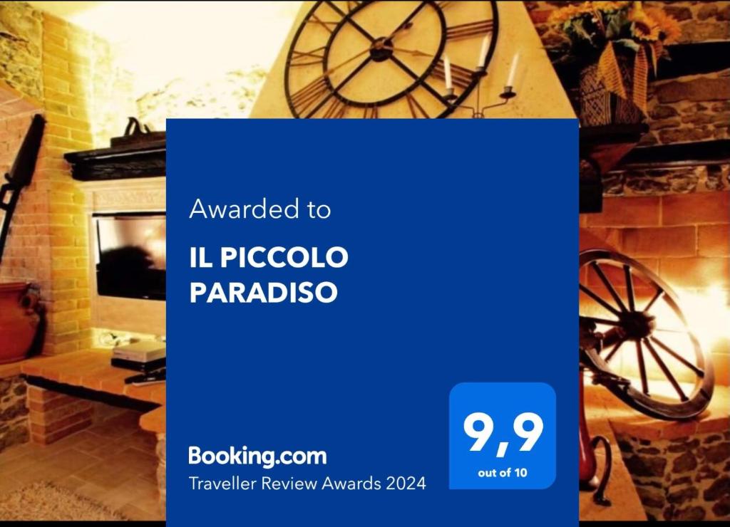 Certifikát, hodnocení, plakát nebo jiný dokument vystavený v ubytování IL PICCOLO PARADISO